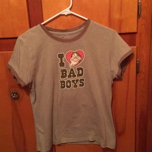 Vintage Disney T-shirt “I ❤️ bad boys size large